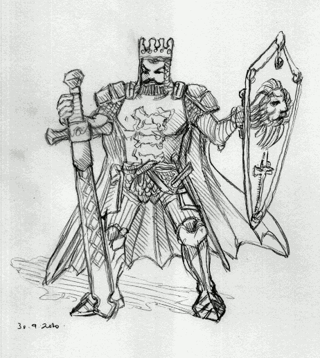 462x518 King Arthur Sketch Peileppe Production - King Arthur Sketch