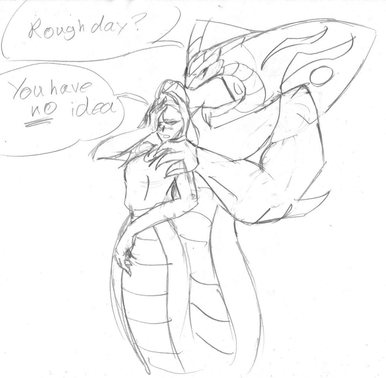 1280x1256 Sketch Challenge - King Cobra Sketch