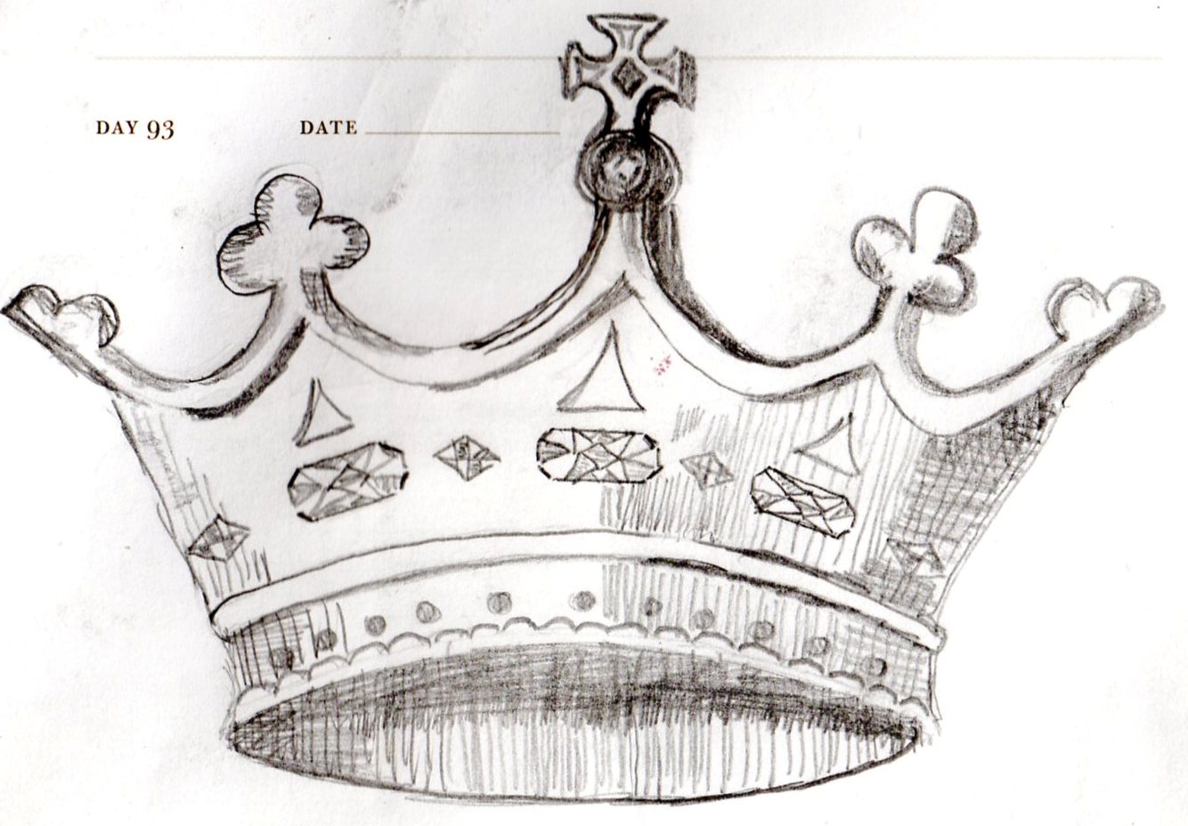 1334x928 Easter Crown One Sketch A Day - King Crown Sketch