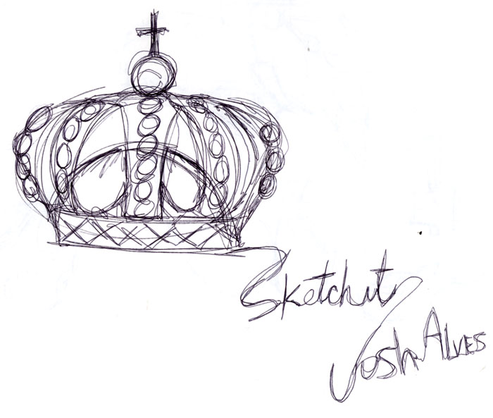 700x593 King Crown Sketches - King Crown Sketch
