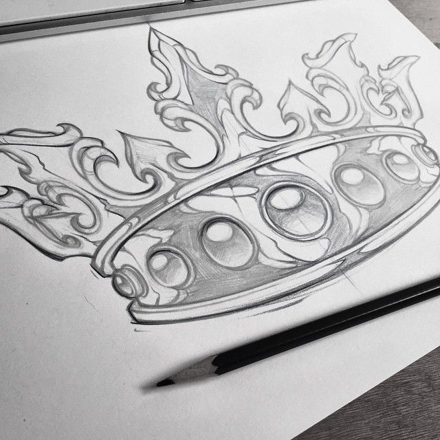 640x640 Needs Some Work! - King Crown Sketch