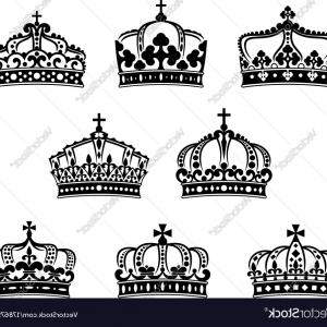 300x300 Photostock Vector Luxury Doodle Queen Crowns Vector Sketch - King Crown Sketch