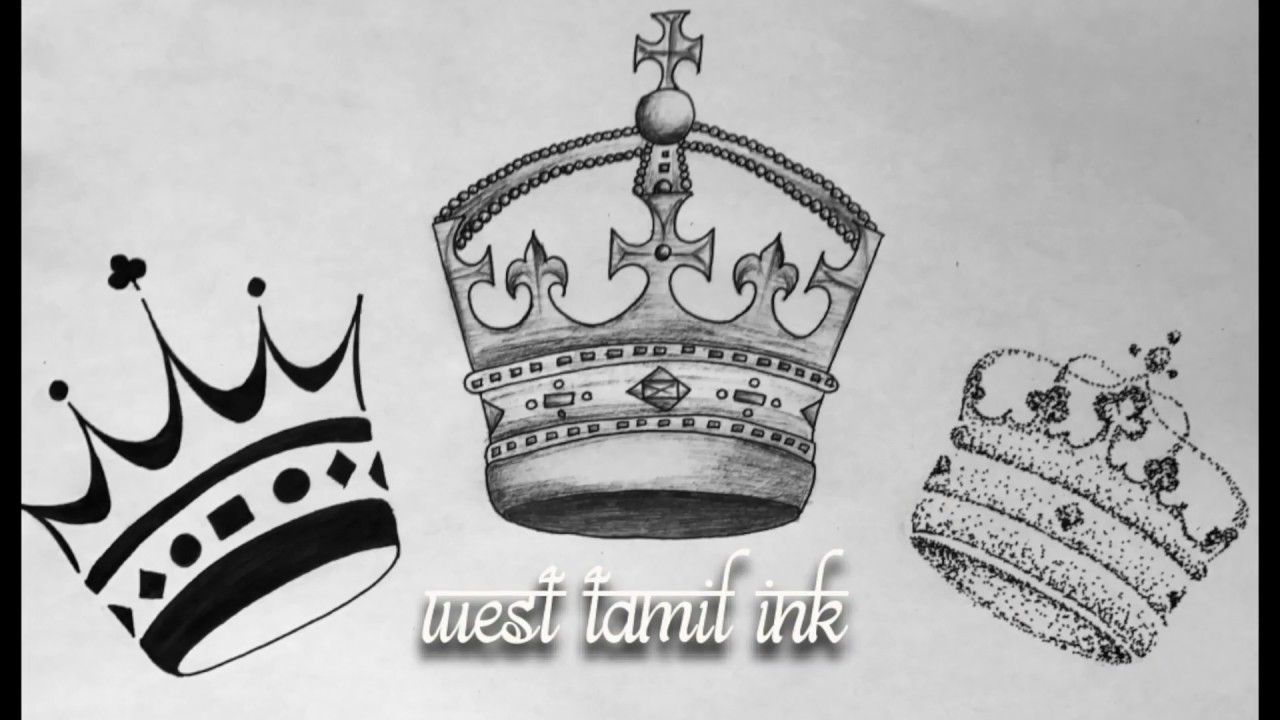 1280x720 Tuto] Draw Or Sketch In Live Crowns Of King - King Crown Sketch