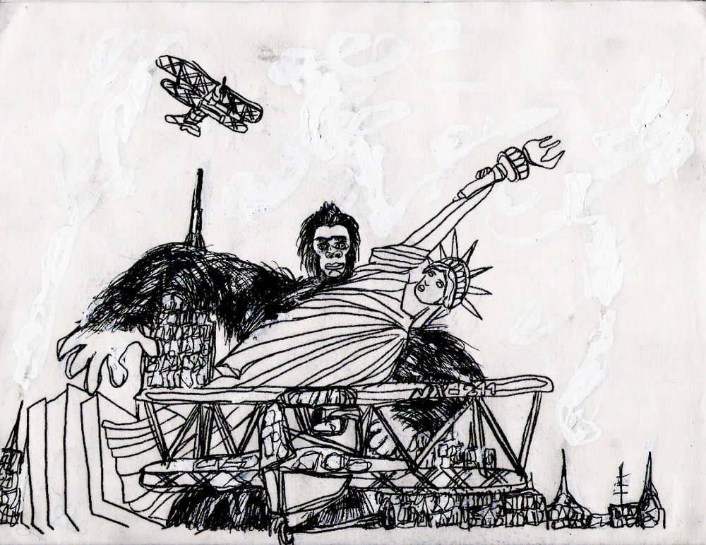1000x771 Stills - King Kong Sketch