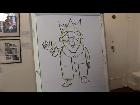 480x360 How To Sketch A Cartoon King - King Sketch