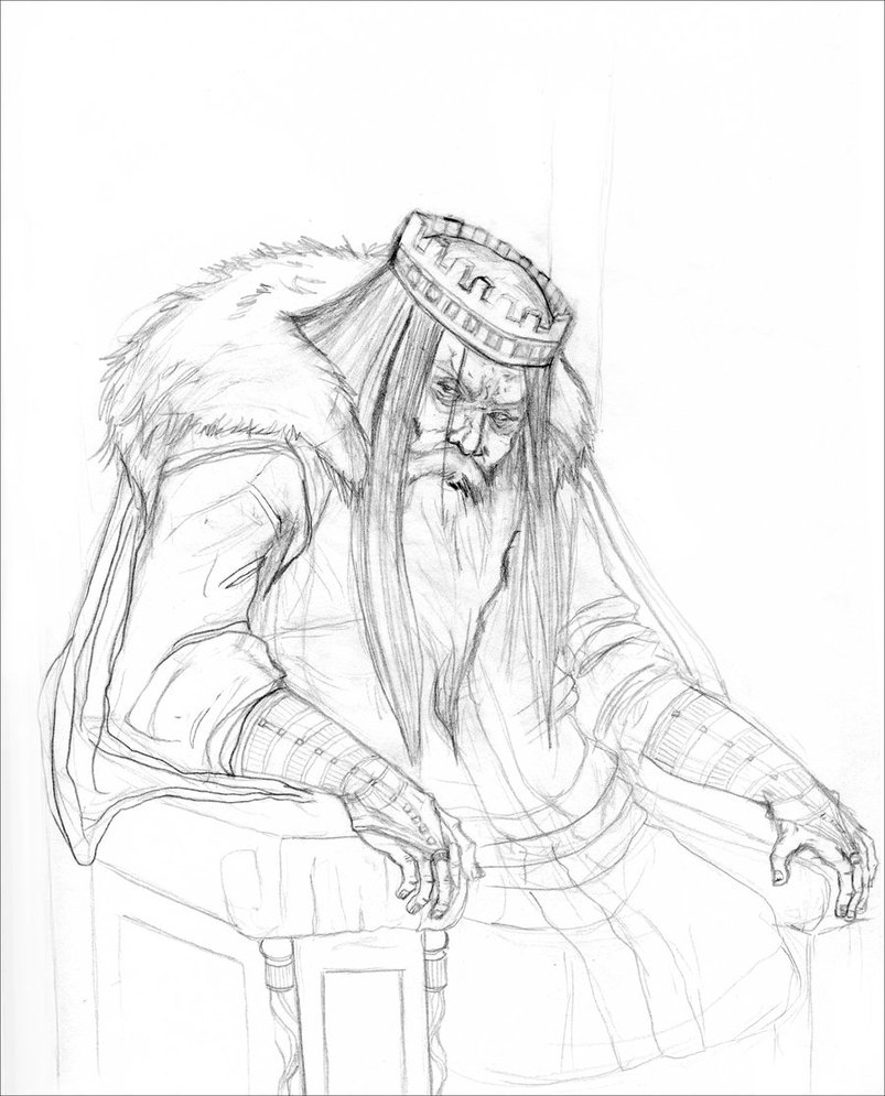 803x995 King Of Fools - King Sketch