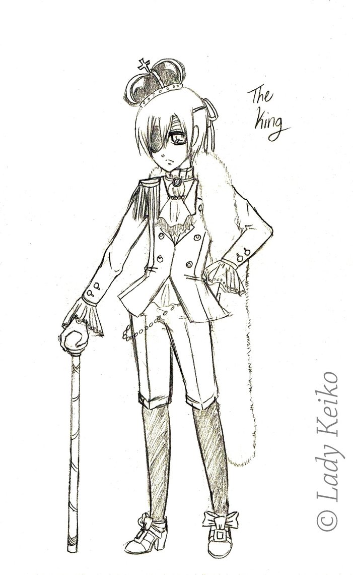701x1140 Ciel (King) Sketch By Lkeiko - King Sketch