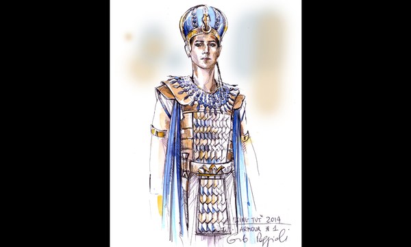 600x360 Tut Costume Gallery Photos Vanity Fair - King Tut Sketch