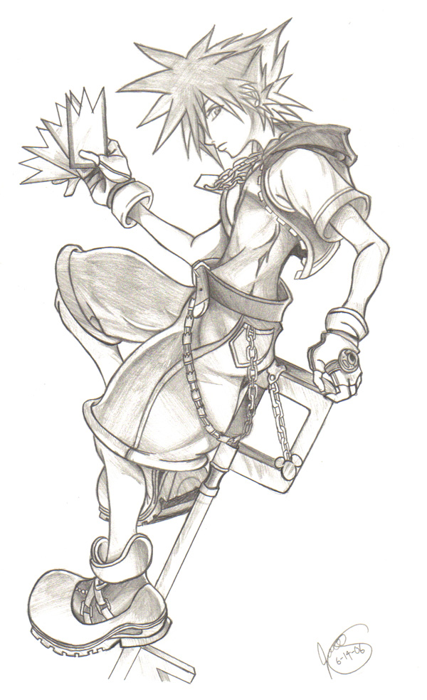 Kingdom Hearts Sketch at Explore collection of