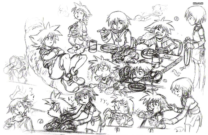 886x575 Kingdom Hearts Image - Kingdom Hearts Sketch