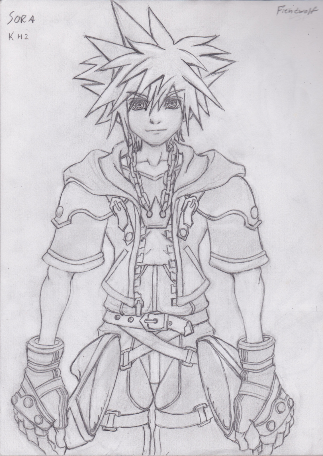 Kingdom Hearts Sketch at PaintingValley.com | Explore collection of ...