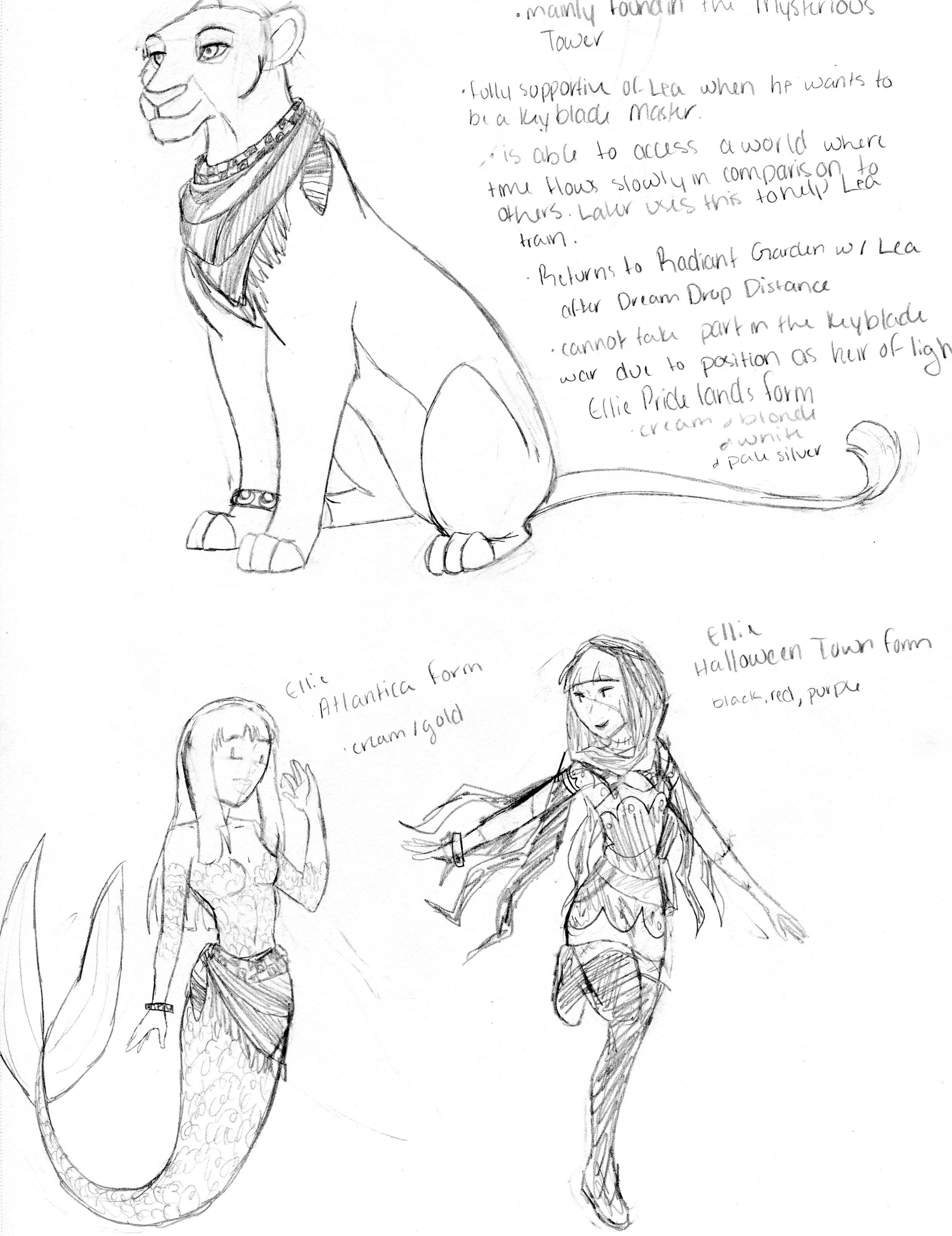 2448x3179 Sketches - Kingdom Hearts Sketch