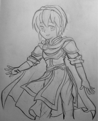 320x395 Marth In His Kingly Gracefulness! This Was Posing And Fabric - Kingly Figure Sketch