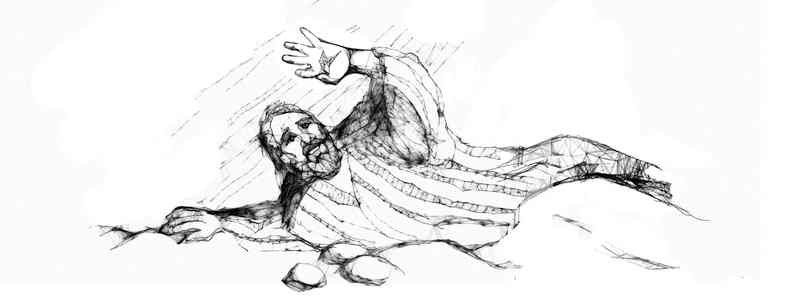 800x300 The Conversion Of Paul - Kingly Figure Sketch