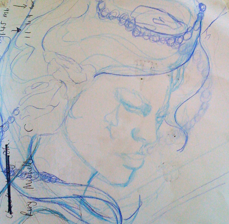 800x785 Line Drawing Illustration News, Events, General Stuff - Kingly Figure Sketch