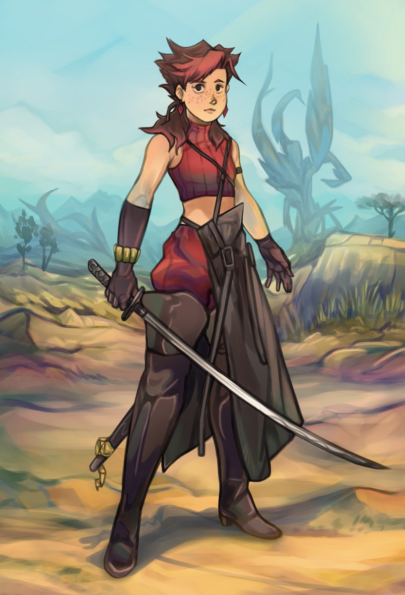 816x1200 Kinky Sketch On Twitter My Ala Mhigan Samurai - Kinky Sketch