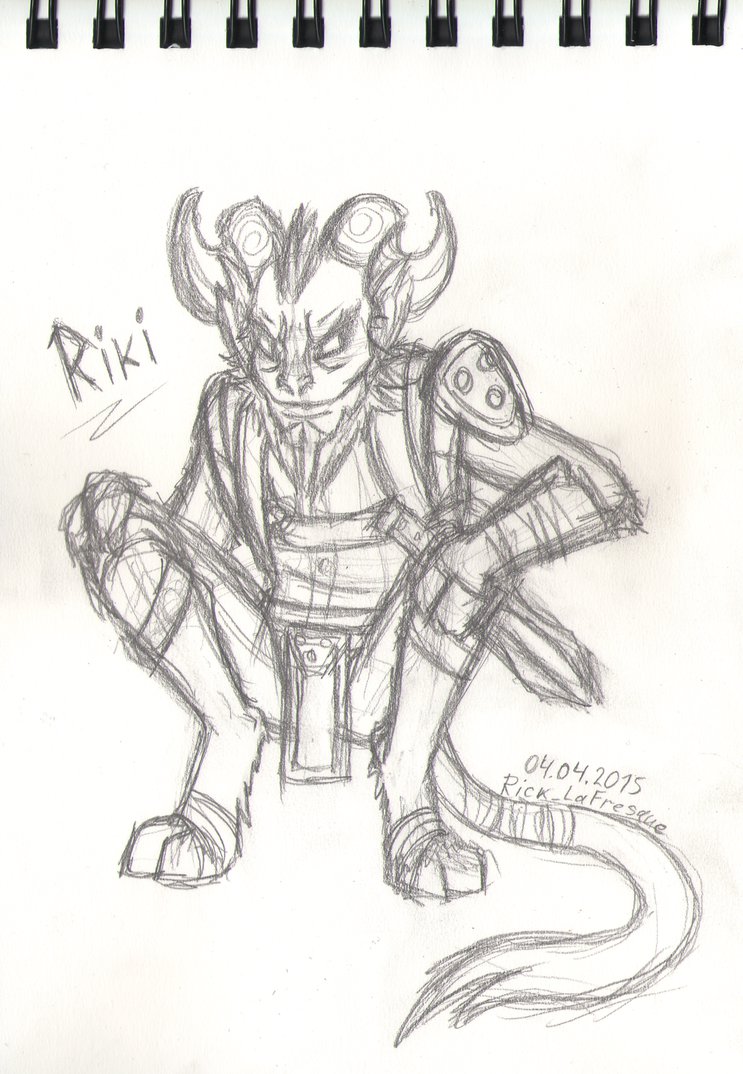 743x1074 Riki Sketch By Kinky Spy - Kinky Sketch