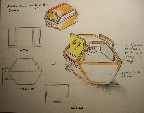 287x224 Physical Kiosk Design Sketches - Kiosk Sketch