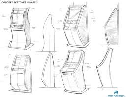 256x197 Industrial Design Sketches Sketch - Kiosk Sketch
