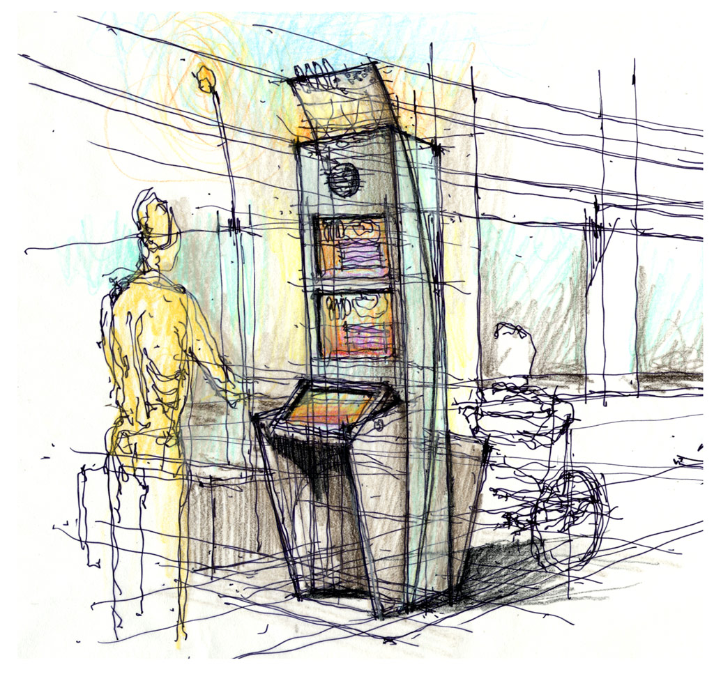 1024x967 Sketches - Kiosk Sketch