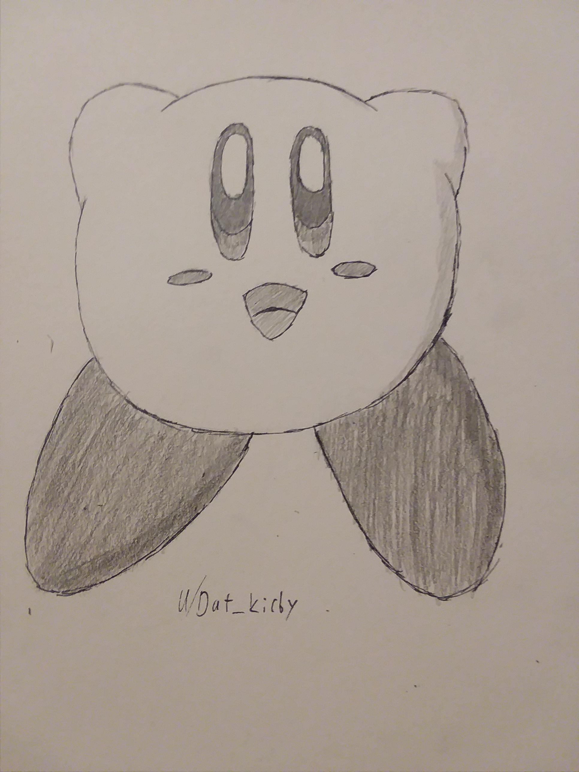 1932x2576 Kirby Sketch Cuz I Felt Like It Kirby - Kirby Sketch