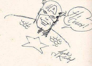 349x250 Oh, Hey There, Jack Kirby From 1979. - Kirby Sketch