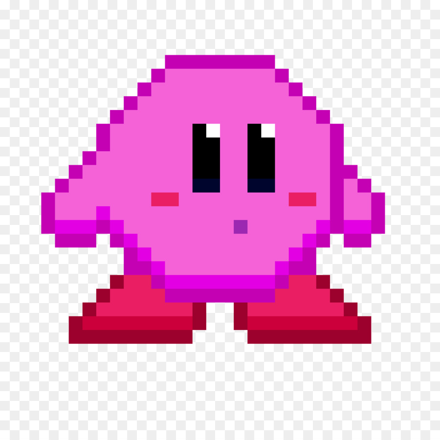 900x900 Pixel Art Drawing Image Minecraft Sketch - Kirby Sketch