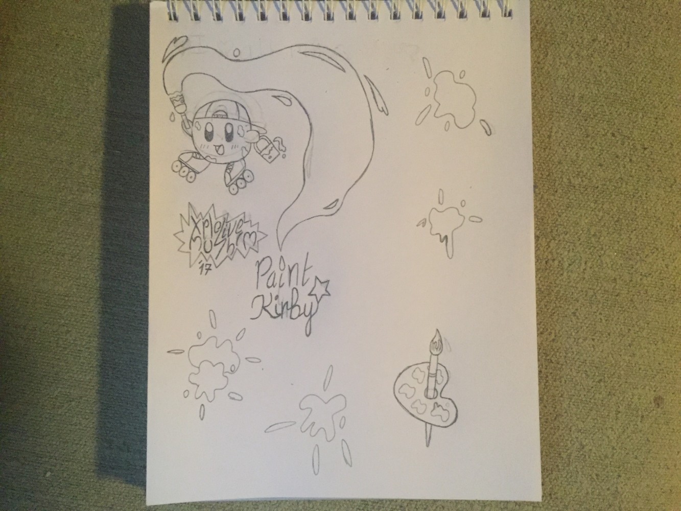 1333x1000 Pixilart - Kirby Sketch