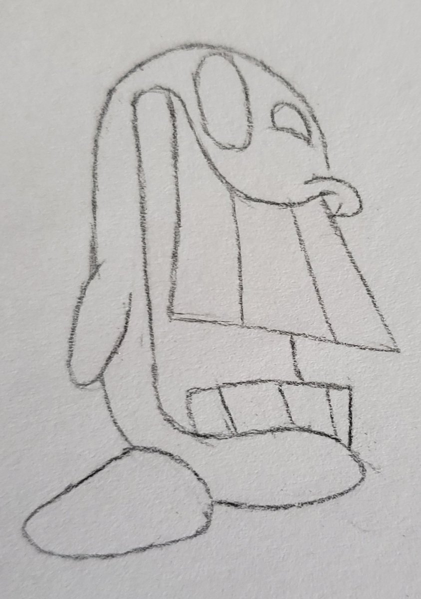 843x1200 Professor Snowman On Twitter Kirby But With Huge Teeth. - Kirby Sketch
