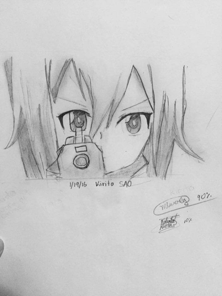 720x960 Kirito Sketch Anime Amino - Kirito Sketch
