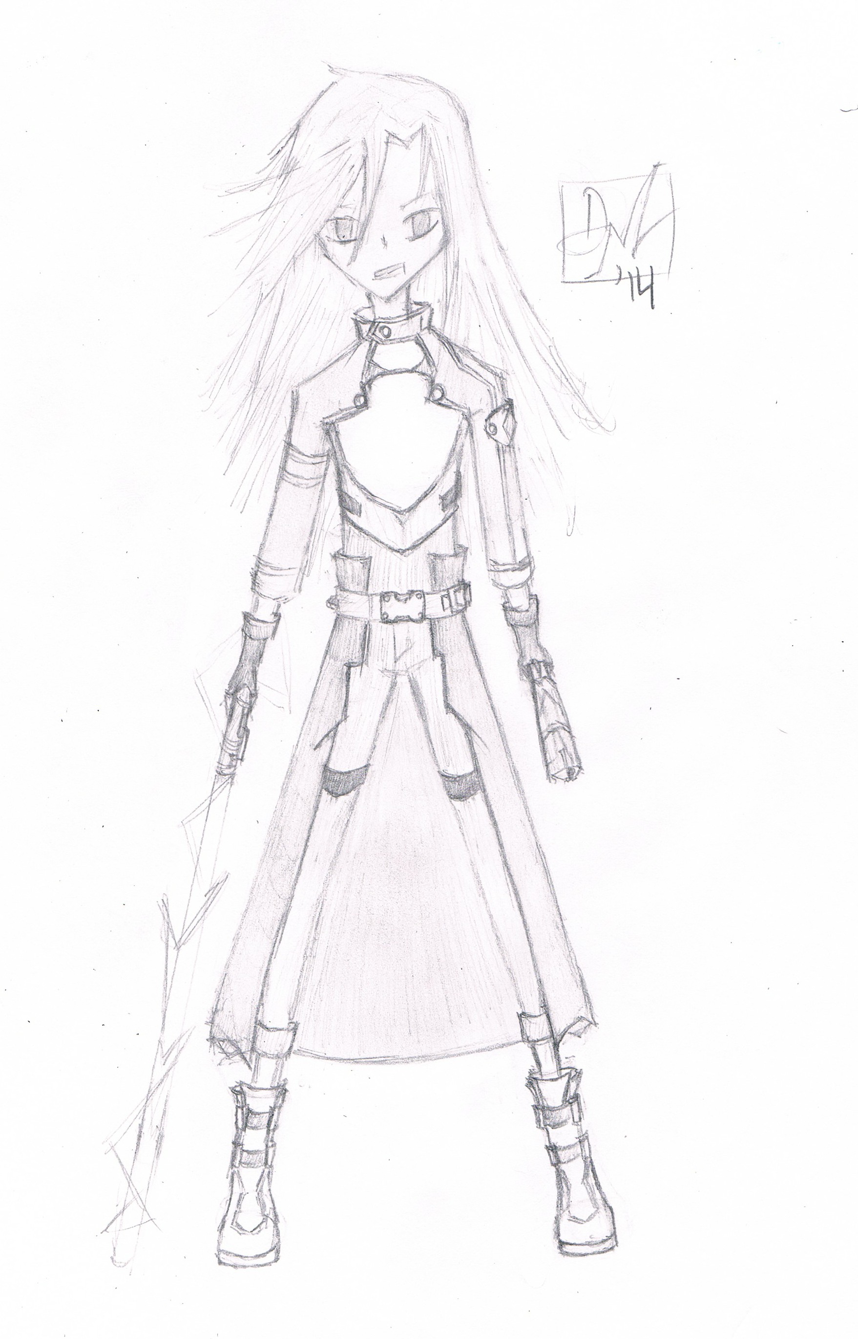 1757x2739 Sunday Sketch - Kirito Sketch