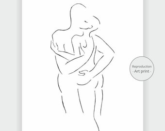 340x270 Kiss Drawing Etsy - Kiss Sketch