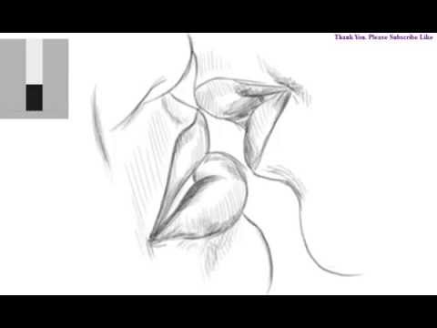 480x360 How To Draw Kissing Lips Yzarts Video Download Mp4 3gp Flv - Kissing Lips Sketch