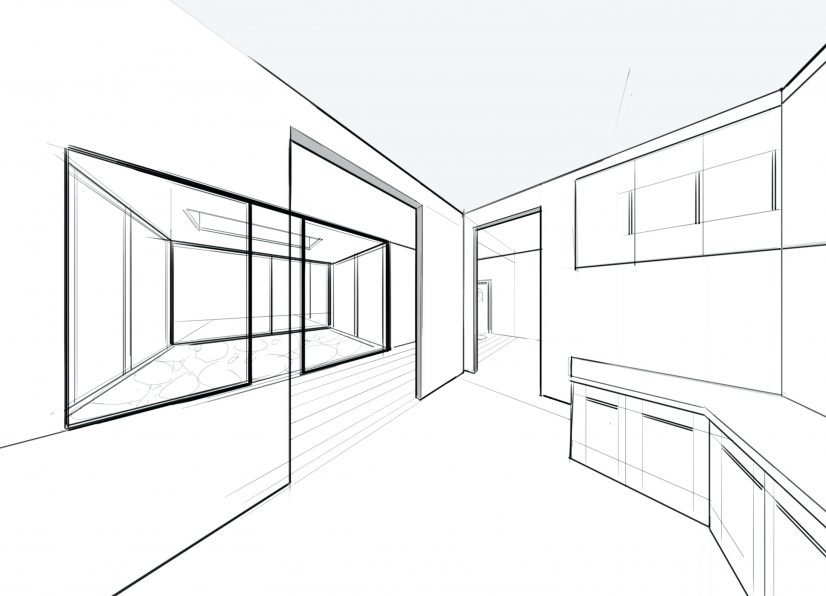 826x596 Top 64 Superior Drawing Kitchen Cabinet Plans Hand Drawn Cabinets - Kitchen Cabinet Sketch