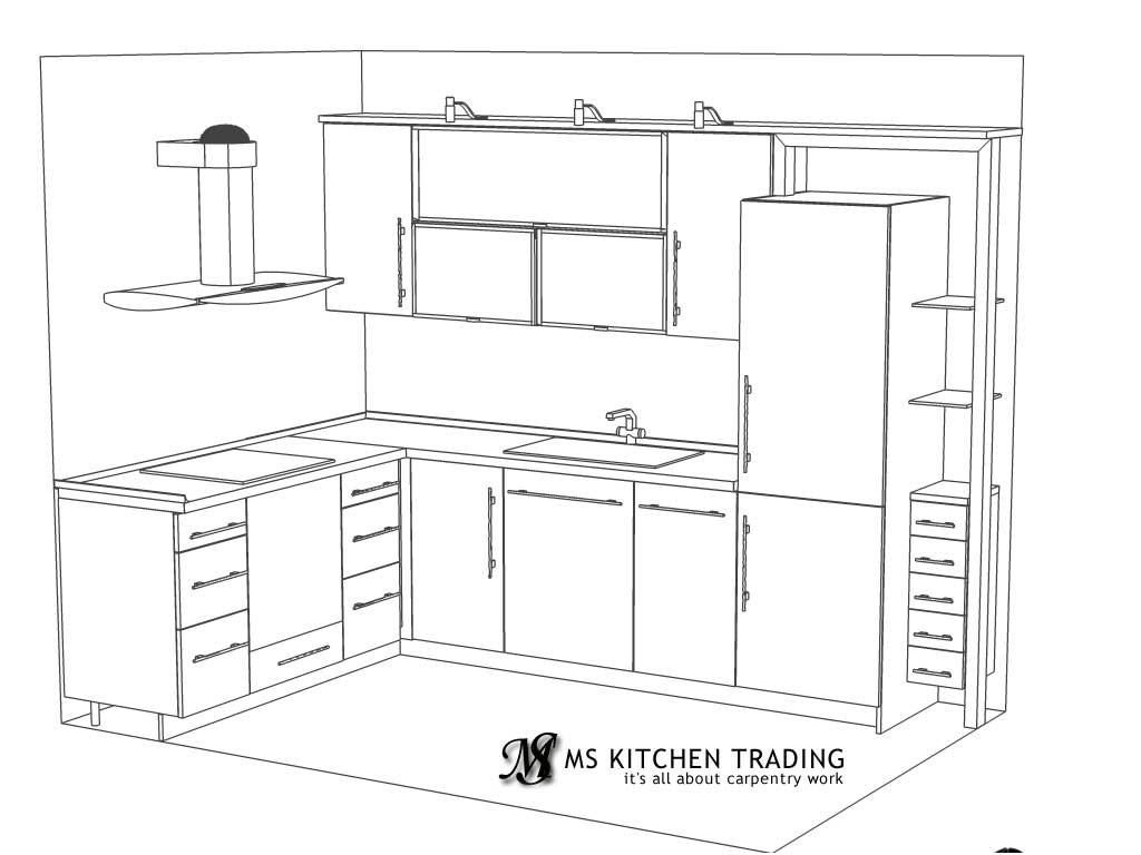 Kitchen Layout Sketch at PaintingValley.com | Explore collection of