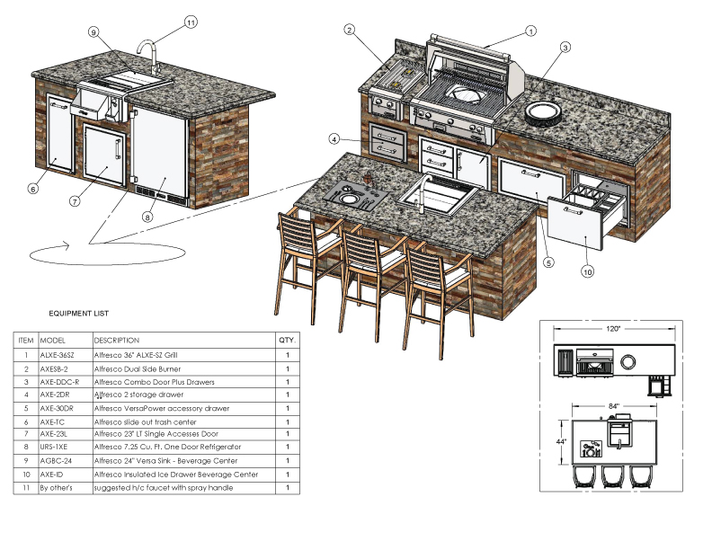 792x612 Design Services - Kitchen Layout Sketch
