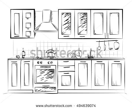 450x371 Kitchen Design Sketch Luxury Design Ideas - Kitchen Sketch