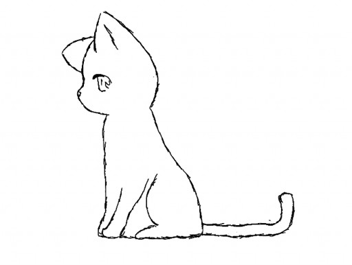512x386 Kitten Sketch - Kitten Sketch