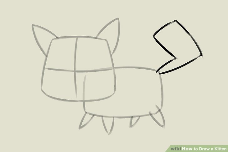 728x485 4 Ways To Draw A Kitten - Kitten Sketch Step By Step