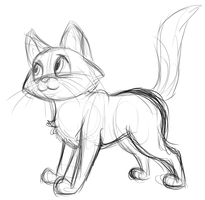 849x828 Kitty Sketch By Colossalstinker - Kitty Sketch