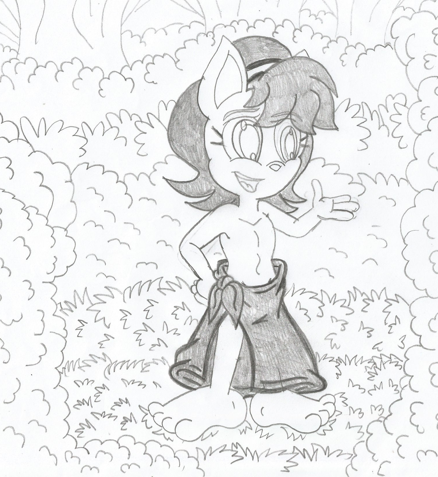 1515x1650 Native Kitty Sketch Weasyl - Kitty Sketch