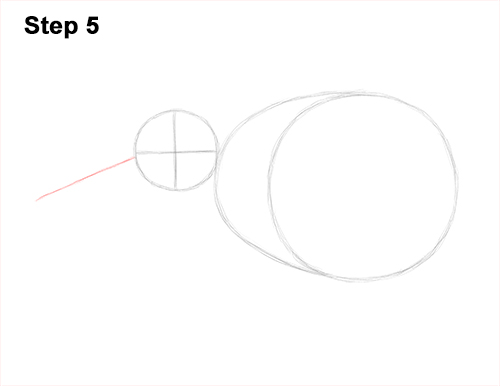 500x386 How To Draw A Kiwi Bird - Kiwi Bird Sketch