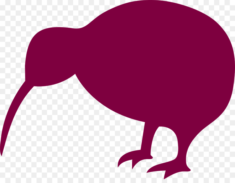 900x700 New Zealand Bird Silhouette Clip Art - Kiwi Bird Sketch