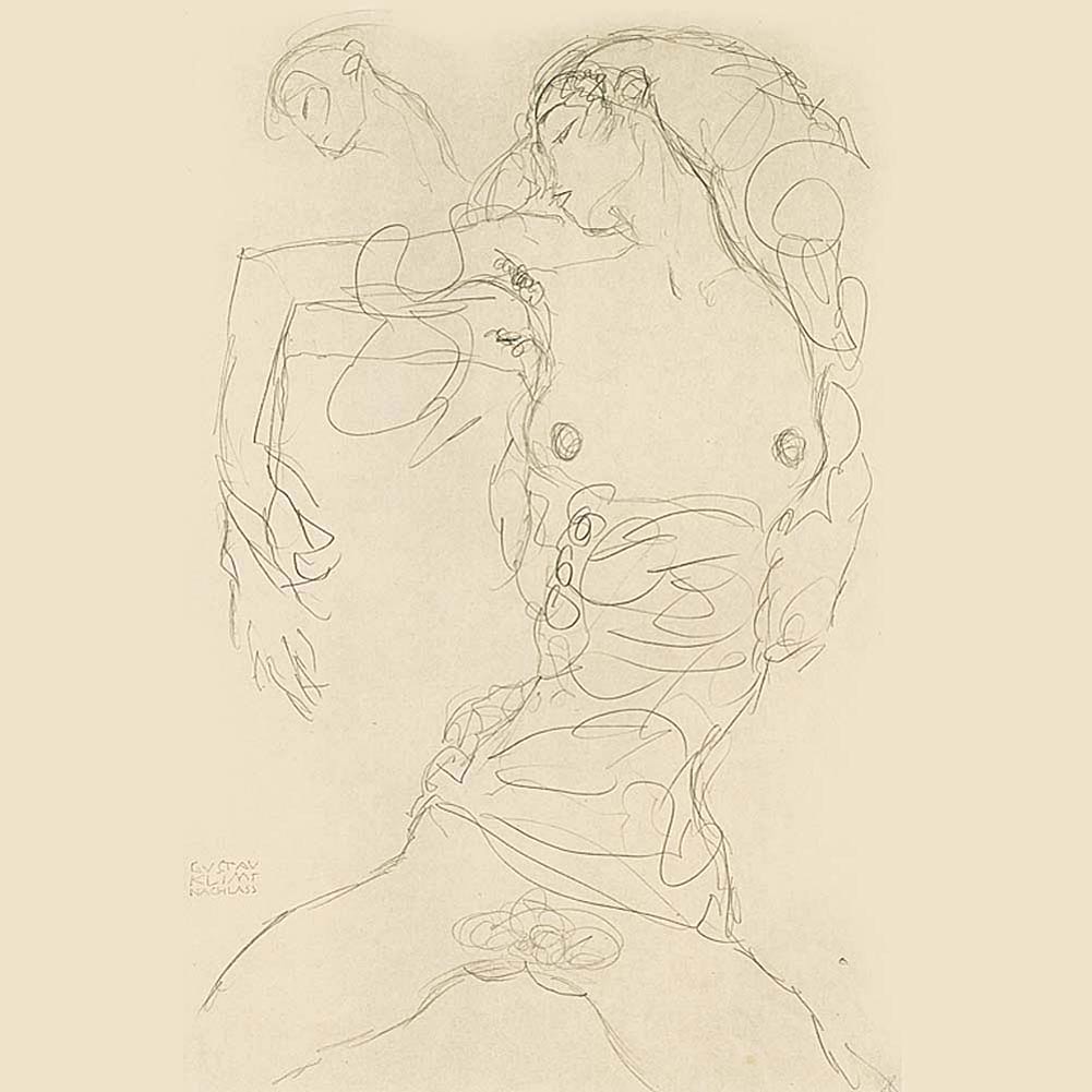 1001x1001 Gustav Klimt Sketches 2016 Wall Calendar 9783955708207 - Klimt Sketches