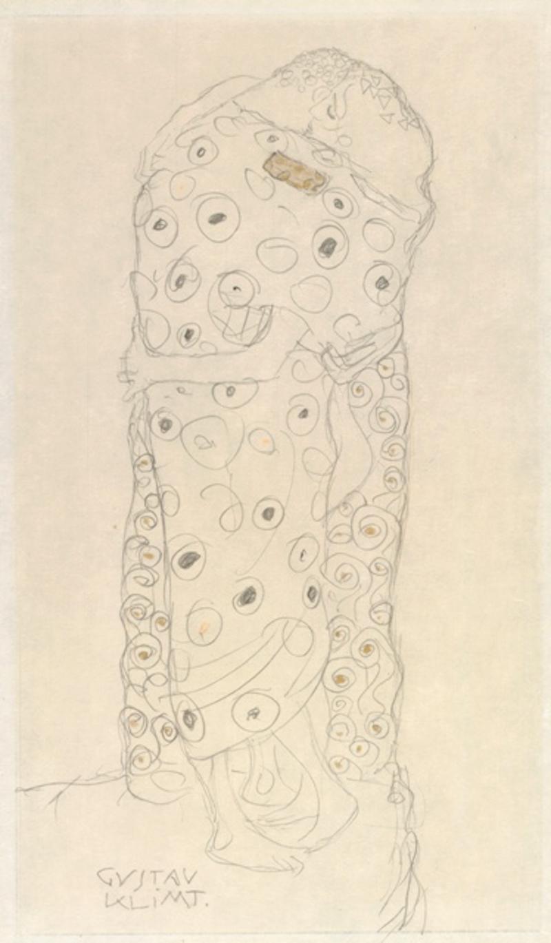 800x1369 Gustav Klimt The Albertina Museum Vienna - Klimt Sketches