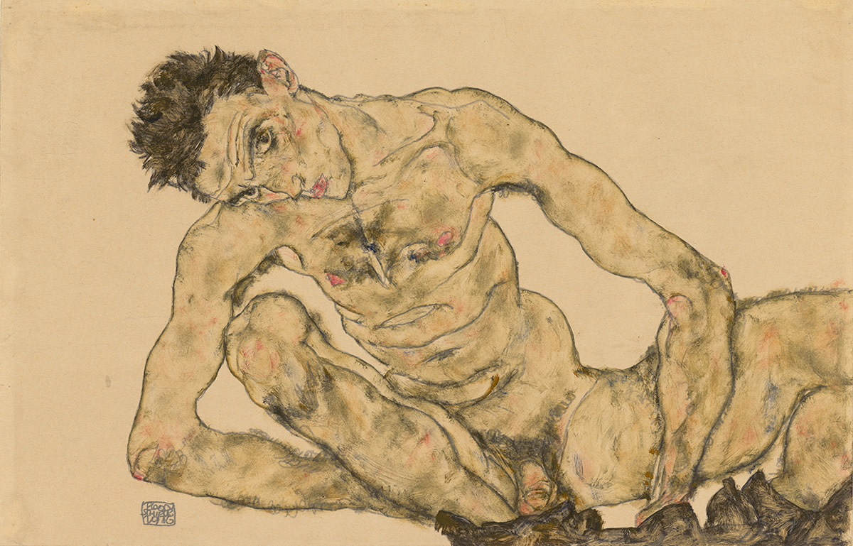 1200x769 Klimtschiele Drawings From The Albertina Museum In Vienna, Royal - Klimt Sketches