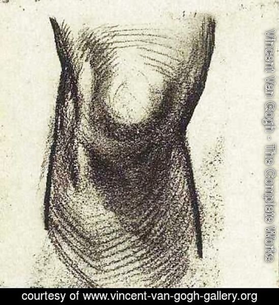 549x600 Vincent Van Gogh - Knee Sketch