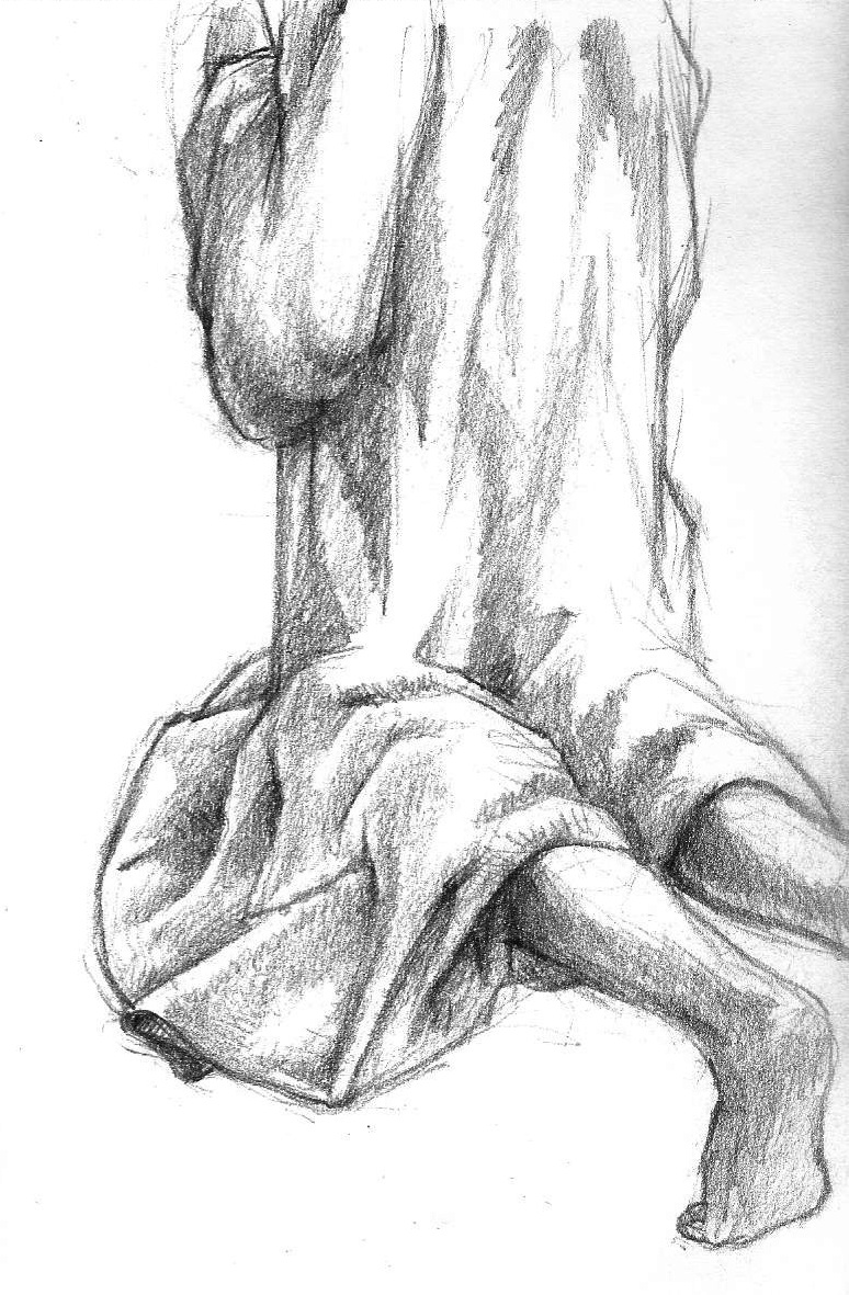 774x1181 Angel Sketchinginchurch - Kneeling Angel Sketch