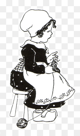 260x440 Free Download Visual Arts Silhouette Line Art Sketch - Knitting Sketch