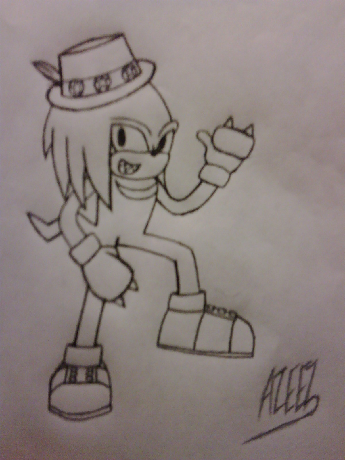 1200x1600 Image - Knuckles Sketch